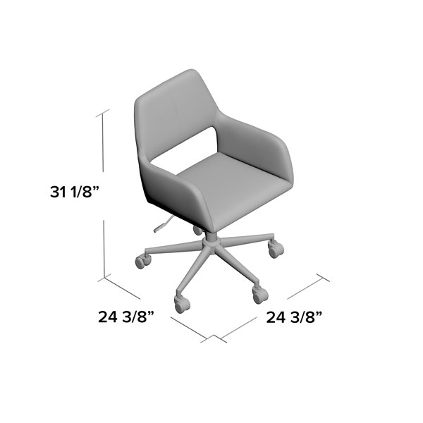 Etta Avenue™ Elliana 360 Degree Swivel Task Chair With Ergonomic Design ...